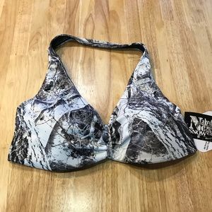 Naked North Snow Camo Women’s Halter Top XLarge